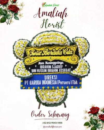 Papan Bunga Duka di Bandar Selamat