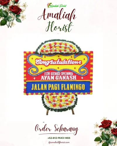 Bunga Papan Congratulation di Bandar Selamat